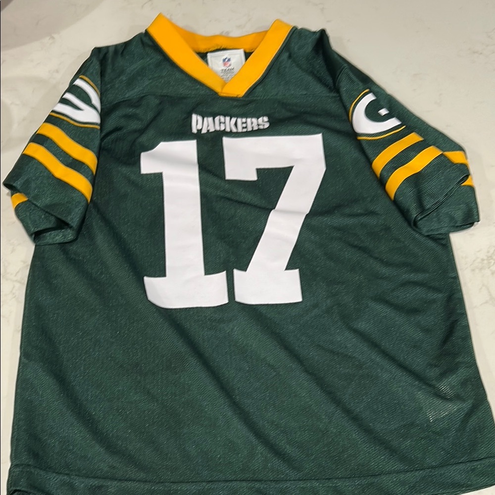 NFL Green Bay Packers Green and Yellow Jersey